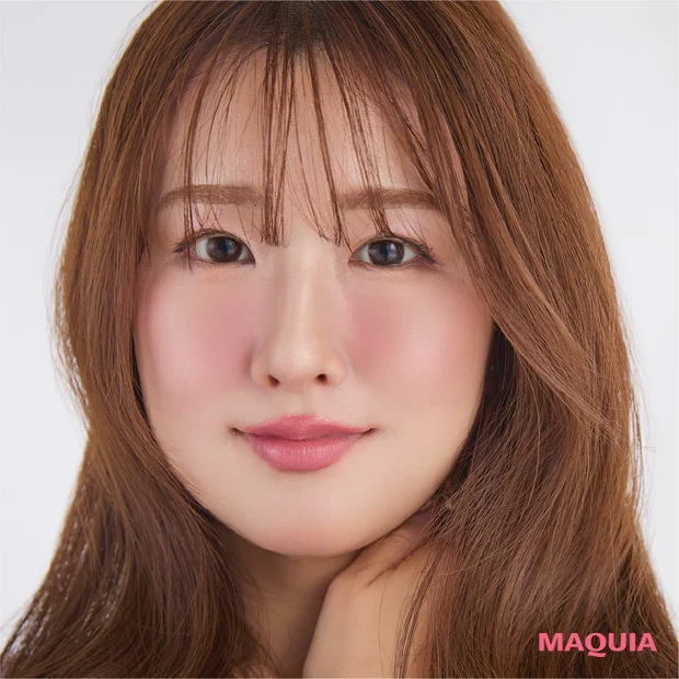 ケイト バウンシーチークシャドウ MV-1 骨格操作メイク 仕上がり