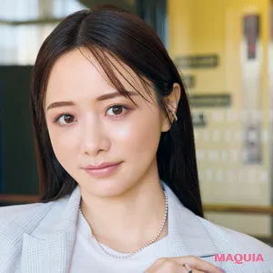 仕事後の会食メイクのメイク直し方法 森香澄さん 仕上がり