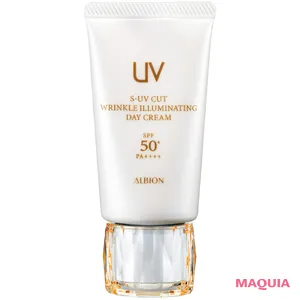 2026年春夏最新 おすすめのデパコスUV・日焼け止め　アルビオン S-UV カット リンクル イルミネイティング デイクリーム