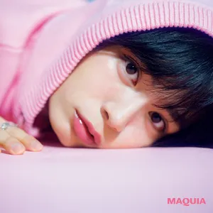 大西流星さん　マキア連載 リップ　なにわ男子