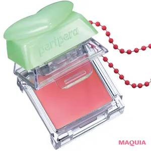 ペールピンクのリップ＆チークコスメにおすすめのメイク ペリペラ トック ブラッシュ キーキャップ 06