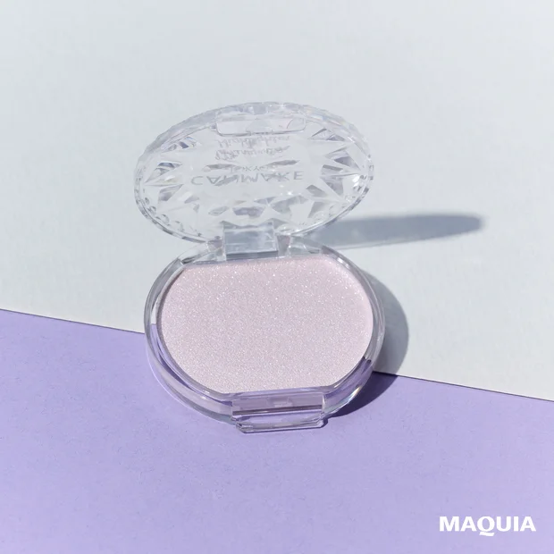 ブルベ冬 チーク おすすめ キャンメイク むにゅっとハイライター 05