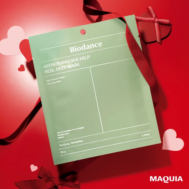 マキア6月号通常版付録 小嶋陽菜さん（こじはる）RED BOX　Biodance　バイオダンス　リフレシングシーケルプ リアルディープマスク