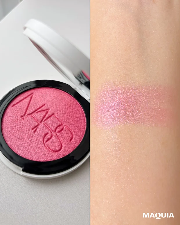 ブルベ冬 チーク おすすめ スウォッチ つけ試し 使用感 NARS ナーズ