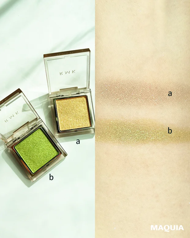 イエベ春 アイシャドウ おすすめ スウォッチ つけ試し 使用感 RMK インフィニシェイド シングル アイシャドウ