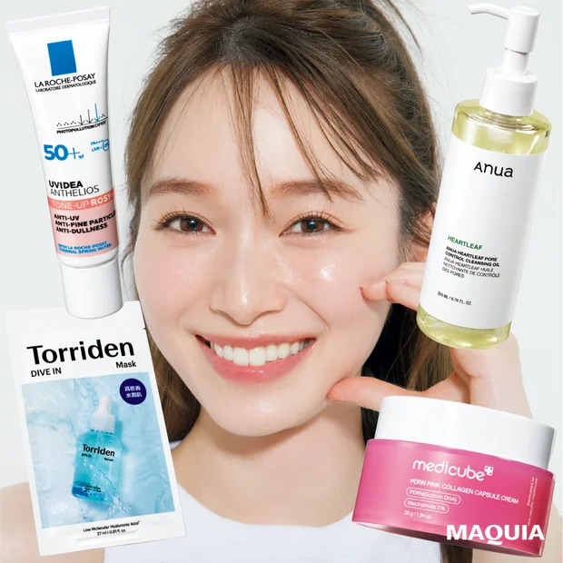 【マキア5月号 通常版】守屋麗奈さんリアル愛用品BOXが付録に! れなぁの美肌を支えるアイテム4選