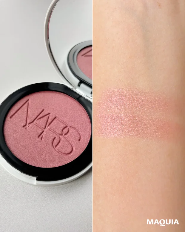 ブルベ夏 チーク おすすめ スウォッチ つけ試し 使用感 NARS ナーズ