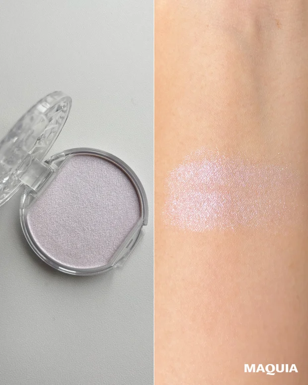 ブルベ冬 チーク おすすめ スウォッチ つけ試し 使用感 CANMAKE キャンメイク