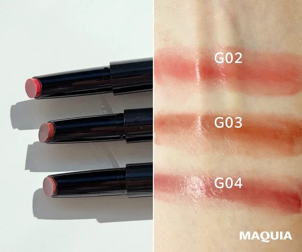 KATE　リップモンスター ツヤバース　イエベ　おすすめ　色　G02　G03　G04