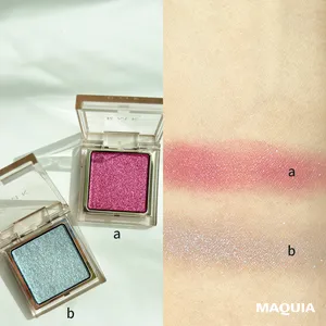 ブルベ冬 アイシャドウ おすすめ スウォッチ つけ試し 使用感 RMK インフィニシェイド シングル アイシャドウ EX-05 EX-09