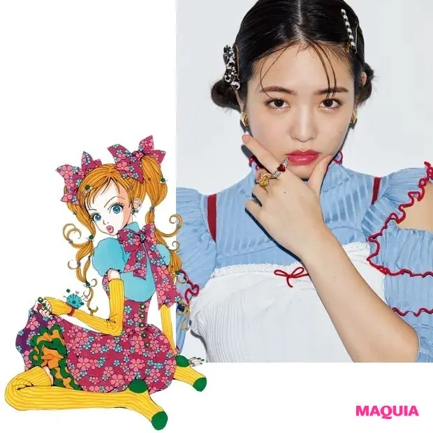 漫画『ご近所物語』の実果子になりきり！ カラフルメイクのポイントを解説