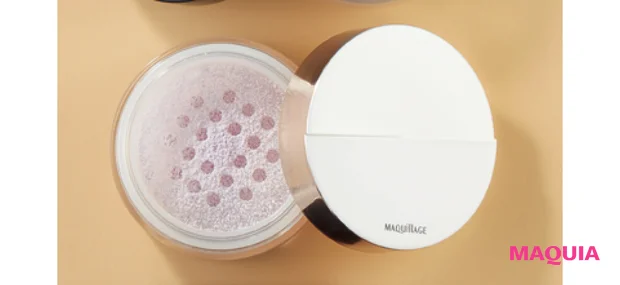 黄ぐすみにおすすめのフェイスパウダー マキアージュ エッセンスグロウキープパウダー シアーラベンダー 長井かおり