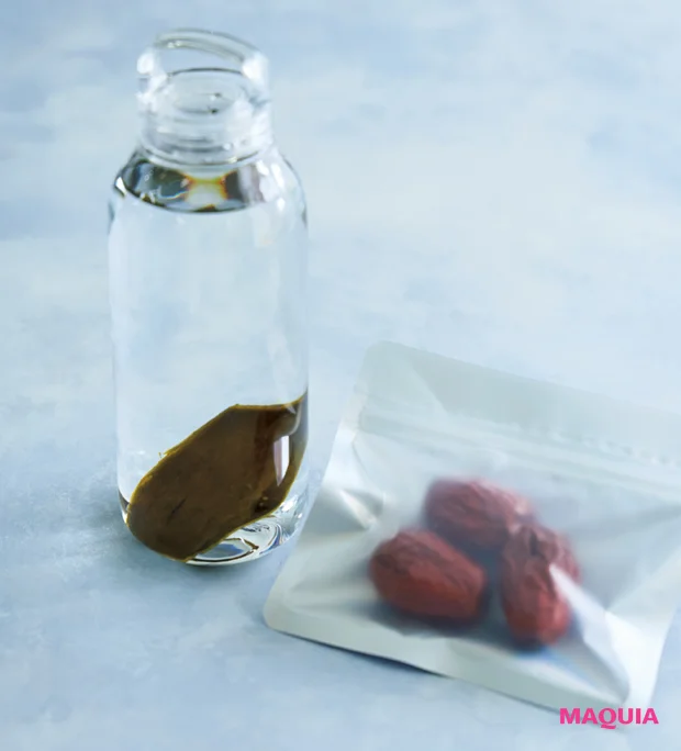 マキア　薬膳　夏バテ　食材　なつめ　昆布水