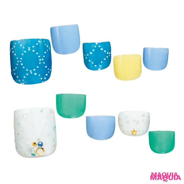 "サンダル映え”確実!初夏のムードにピッタリのシトラスカラーネイル