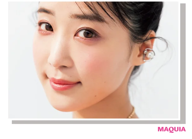 低い鼻こそチャームポイント! 休井さんのピュアな甘さの根源