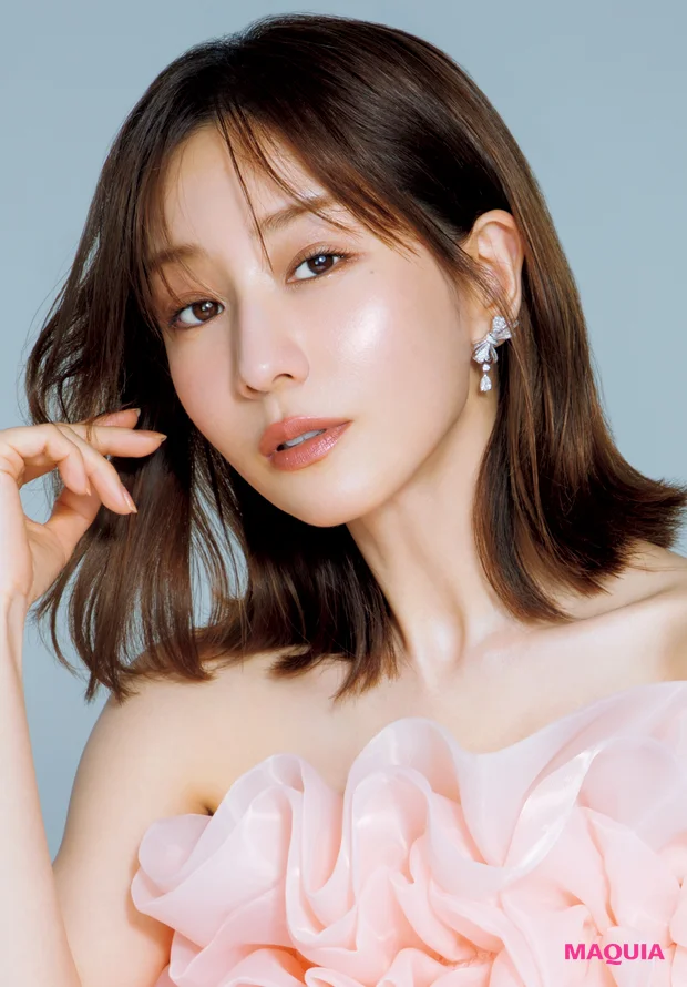 田中みな実 メイク MAQUIA(マキア) 1月号 表紙 通常版