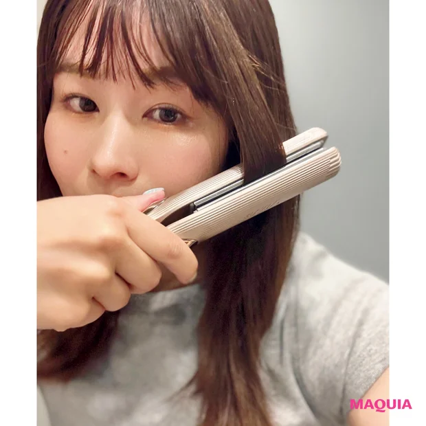 MAQUIAベスコス2025下半期 ビューティギア部門2位 ReFa リファストレート アイロン プロ+ エディターお試し ミディアムヘア 使用感