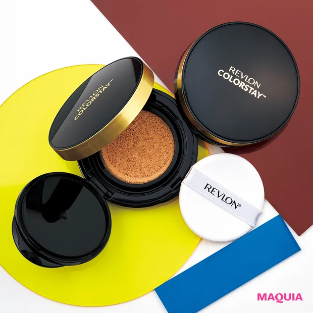 カラーステイ クッション ロングウェア ファンデーション 全3色 SPF50・PA+++ 各¥2300/レブロン