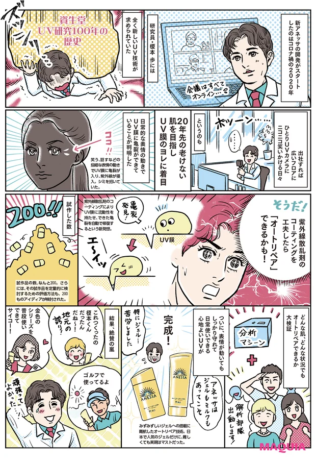 アネッサ史上最高峰に進化! 表情ヨレにも対応する完璧UV誕生までの道のりをプレイバック【MAQUIAベストコスメ2024上半期】_2