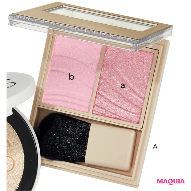 長濱ねる 冬メイク 20025 coldgirlメイク ヴィセ レイヤード フルリ チーク PK-1 青みチーク