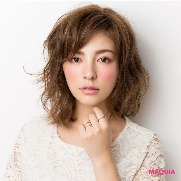 【Sweet】ピンク×パウダーチークでほの甘い大人の愛されFACE