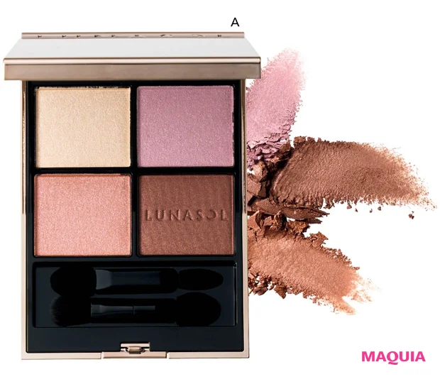 佐々木れなメイク ルナソル アイカラーレーションN 19 