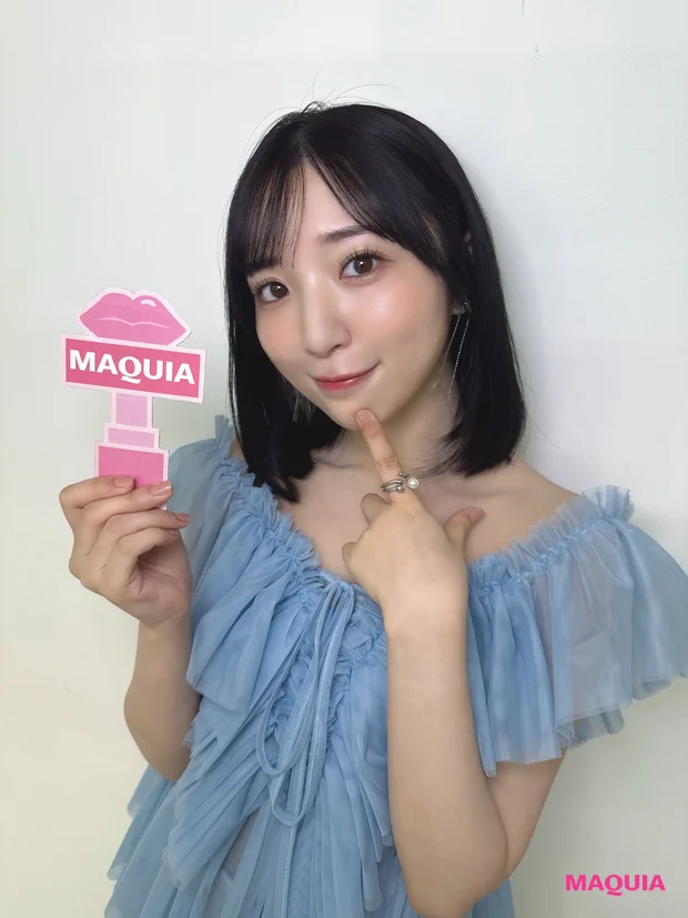 声優豊田萌絵さん　マキアオフショット　マキアマイク②