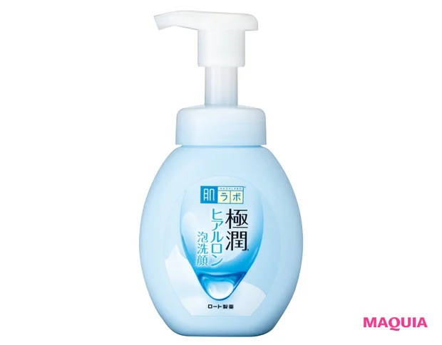 肌ラボ 極潤ヒアルロン泡洗顔 160ml ¥495(編集部調べ)/ロート製薬