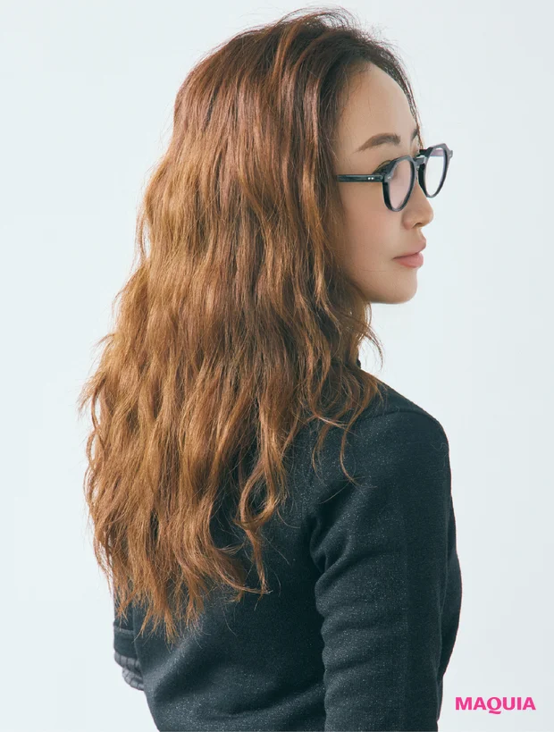 神崎恵 マキア連載 シンプルスタイル ヘア