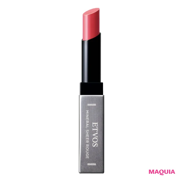 2026年春新作チェリーリップつけ試し ETVOS ミネラルシアールージュ チェリーチャーム