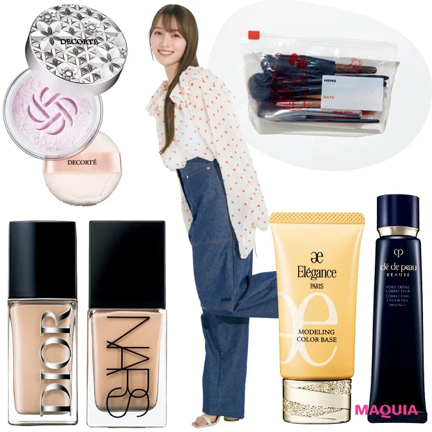 【守屋麗奈さん】れなぁのべースメイク愛用品＆ コスメポーチ事情もお届け！