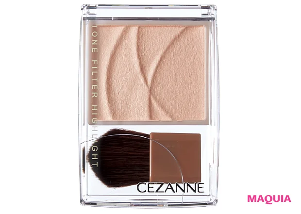 秋 新作 ソフトマットハイライター 長井かおり セザンヌ トーンフィルターハイライト 01