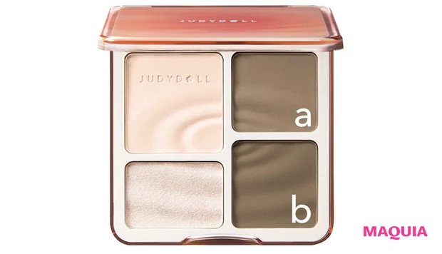鹿の間 中顔面短縮メイク JUDYDOLL メリハリマスターパレット 01N