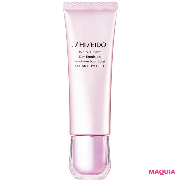 SHISEIDO ホワイトルーセント デーエマルジョン [医薬部外品] SPF50+・PA++++ 50ml ¥6500／資生堂インターナショナル