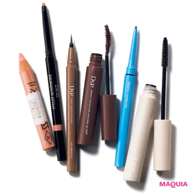 田中みな実のポーチの中身 RMKとディーアップのマスカラ トゥークールフォースクールの涙袋ペンシル