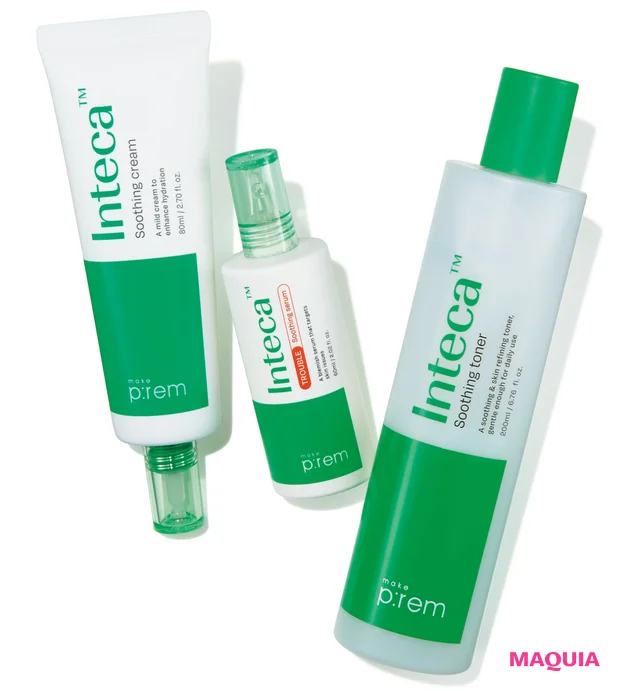 韓国トレンド Kビューティ スキンケア メイクプレムのインテカシリーズ