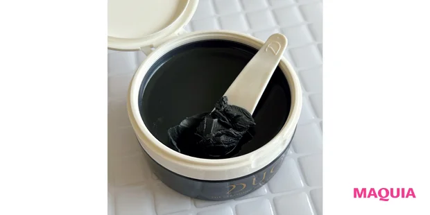 マキア 毛穴ケア クレンジング デュオ ザ クレンジングバーム ブラックリペア テクスチャー