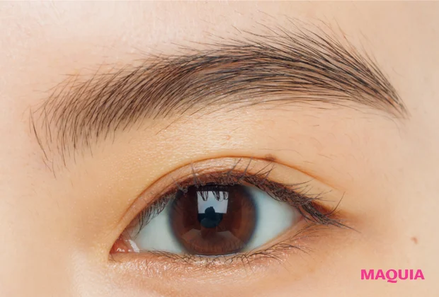 アイブロウ 醸し眉 トレンド ヘビーローテーション 疑似眉リキッドアイブロウ 仕上がり