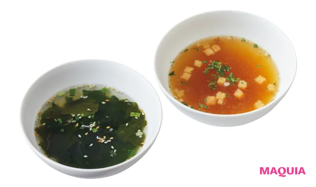 A マグネシウムが摂れるわかめスープ