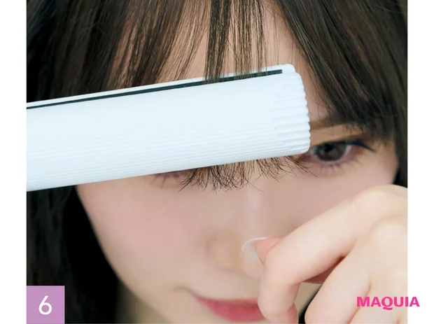 櫻坂46 守屋麗奈 ヘアセット コテ 前髪