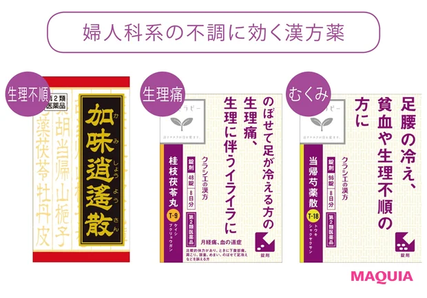 婦人科系の不調に効く漢方薬