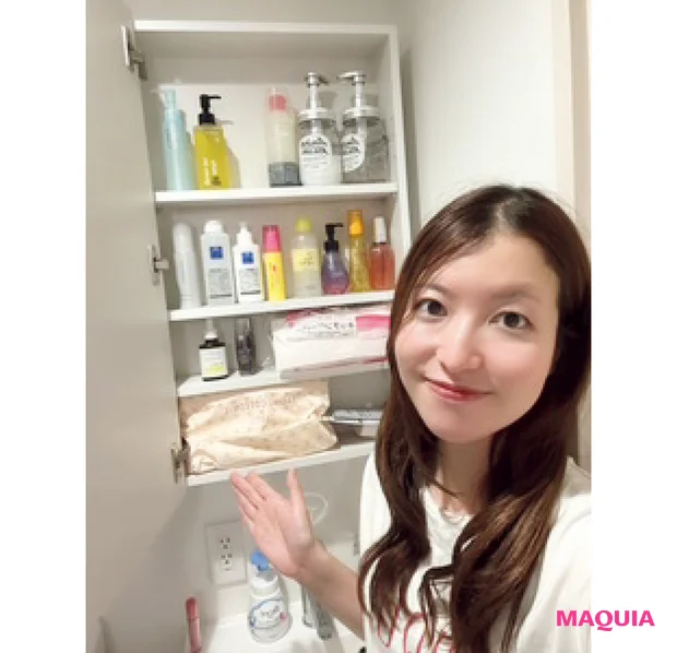 マキア 毛穴 皮脂 スキンケア 洗面所