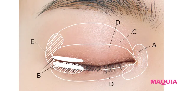 2026年春新作コスメ セザンヌ フェイスアイパレット 03 二重におすすめの塗り方