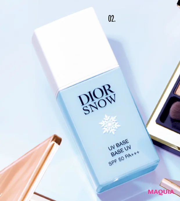 田中みな実のリピートコスメ メイクアップ編 Dior ディオール スノー UV ベース ブルー