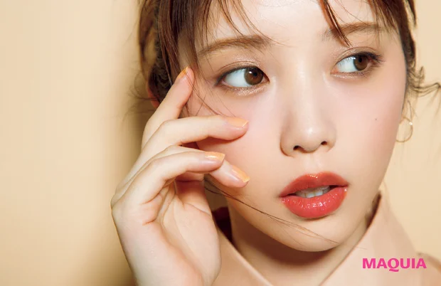 与田祐希さんがこなれ涼顔に。夏の定番、透けオレンジリップでヘルシーに!_5