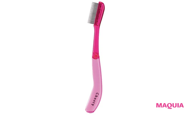 佐々木れな アイドルまつ毛 作り方 マスカラコーム メタルN マジェンタP （ナチュラル）