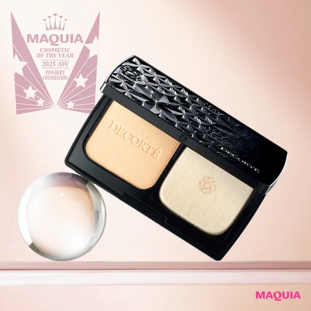 マキア ベストコスメ2025下半期 パウダリーファンデーション部門 1位 コスメデコルテ ゼン ウェア パウダーファンデーション