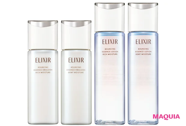 マキア ベストコスメ2025下半期 スキンケアライン部門 3位 エリクシール リフトモイスト ローション みずみずしいタイプ ba、同 しっとりタイプ ba、リフトモイスト エマルジョン みずみずしいタイプ ba、同 しっとりタイプ ba