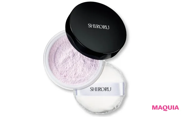 2026年春夏新作のおすすめパウダー トレンドのバランス型 SHIRORU ルースパウダー パールパープル