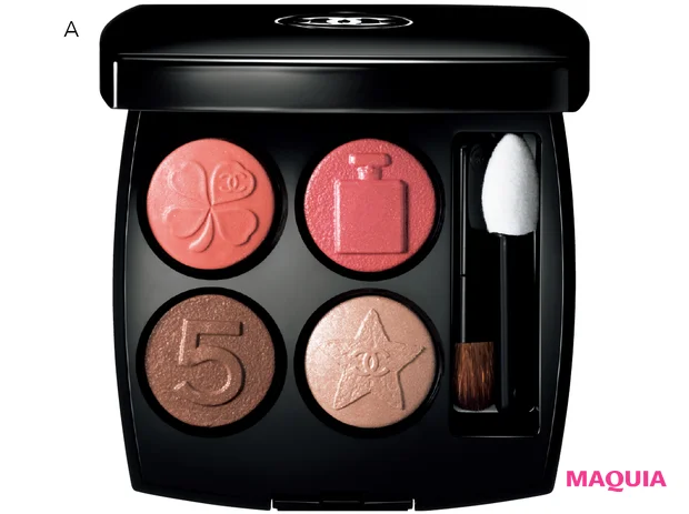 白石聖 秋 トレンド ピンクメイク　シャネル レ キャトル オンブル ブトン 209